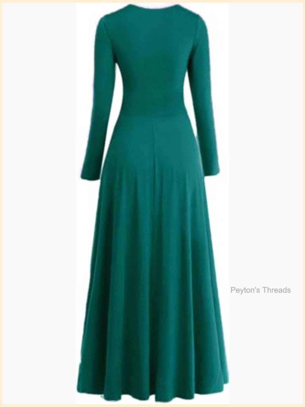 Liturgical Dance Dress Full Length Church Robe Lyrical - Picture 4 of 4